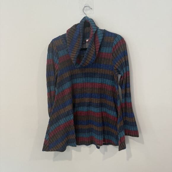 Modcloth Lightweight Marled Sweater Womens Sz Medium Charcoal Grey Knit 1907 - Picture 2 of 7